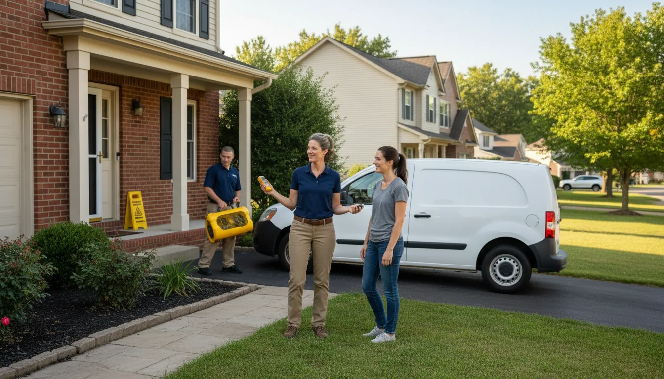 Water restoration image for Water Damage & Restoration Services in Foxboro, MA